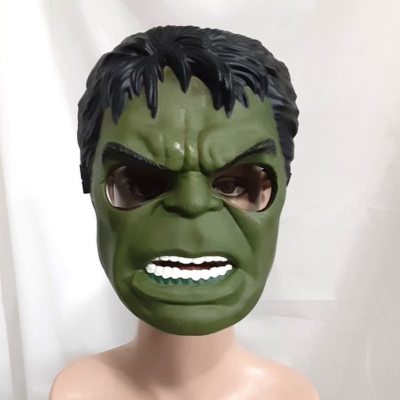 Hulk Mask Halloween Cosplay Adjustable 2011 Hasbo Marvel - Picture 1 of 2